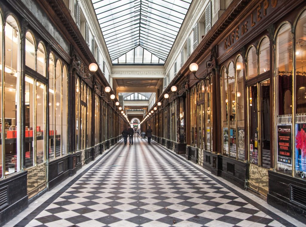 découvrir les passages couverts de Paris