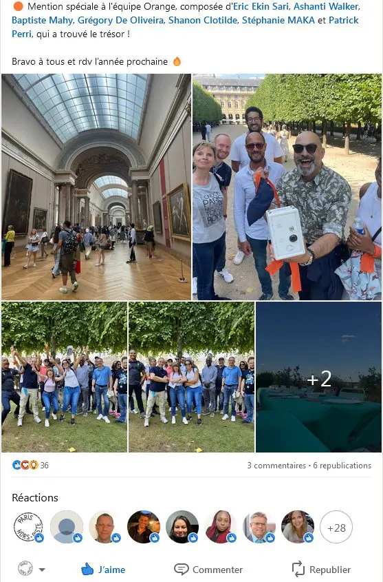 Team building et cohésion d'équipe à Paris et alentours