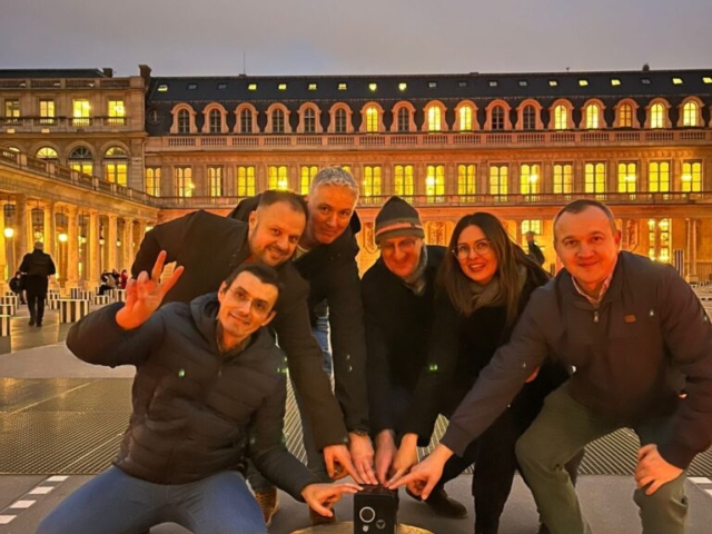 Gagnants du teambuilding au Louvre